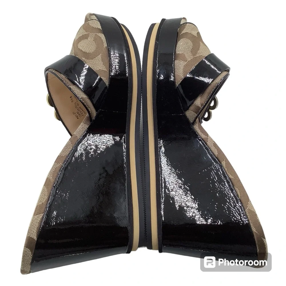 {COACH}GERI Wedge Sandals - Picture 5 of 8